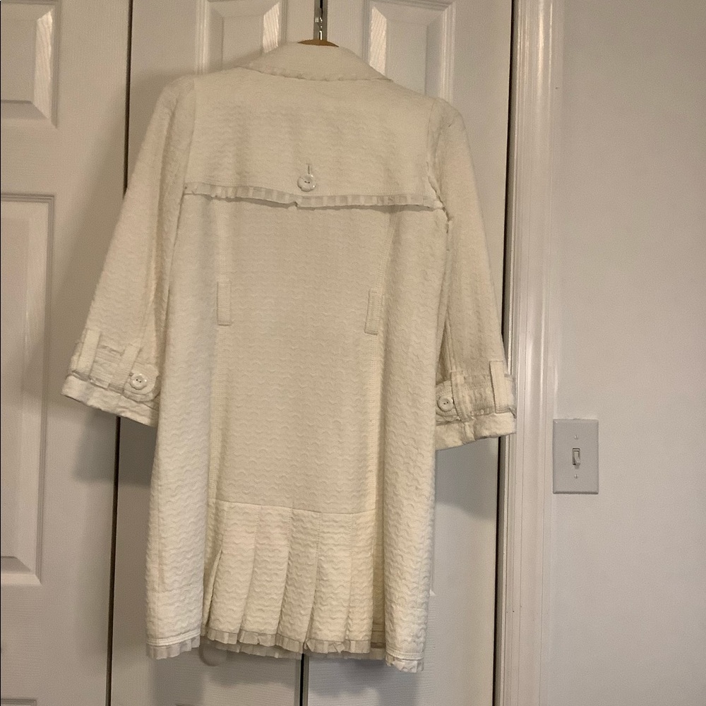 Juicy Couture White Cream Peacoat - Picture 2 of 7